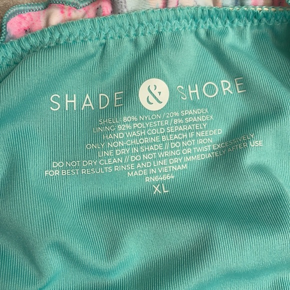 Shade & Shore multicolored runched bikini - Picture 4 of 4